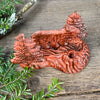 Brass Bear in Forest 3D Incense Holder