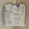 Women's Brushed Shaggy Crew Sweater, Oatmilk